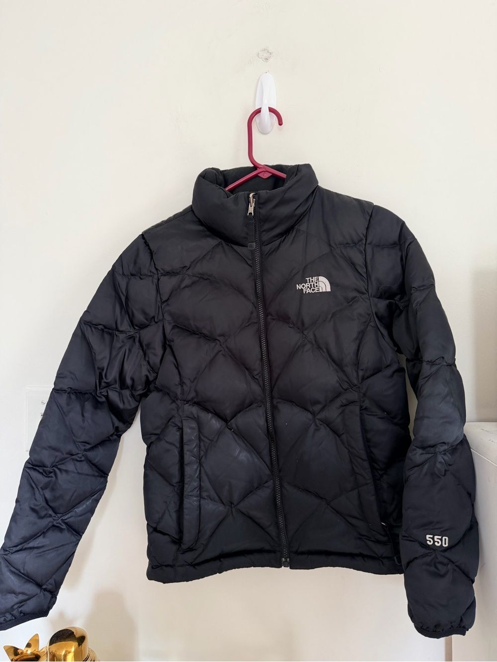 The North Face 550 Goose Down Black Insulated Puffy Jacket puffer